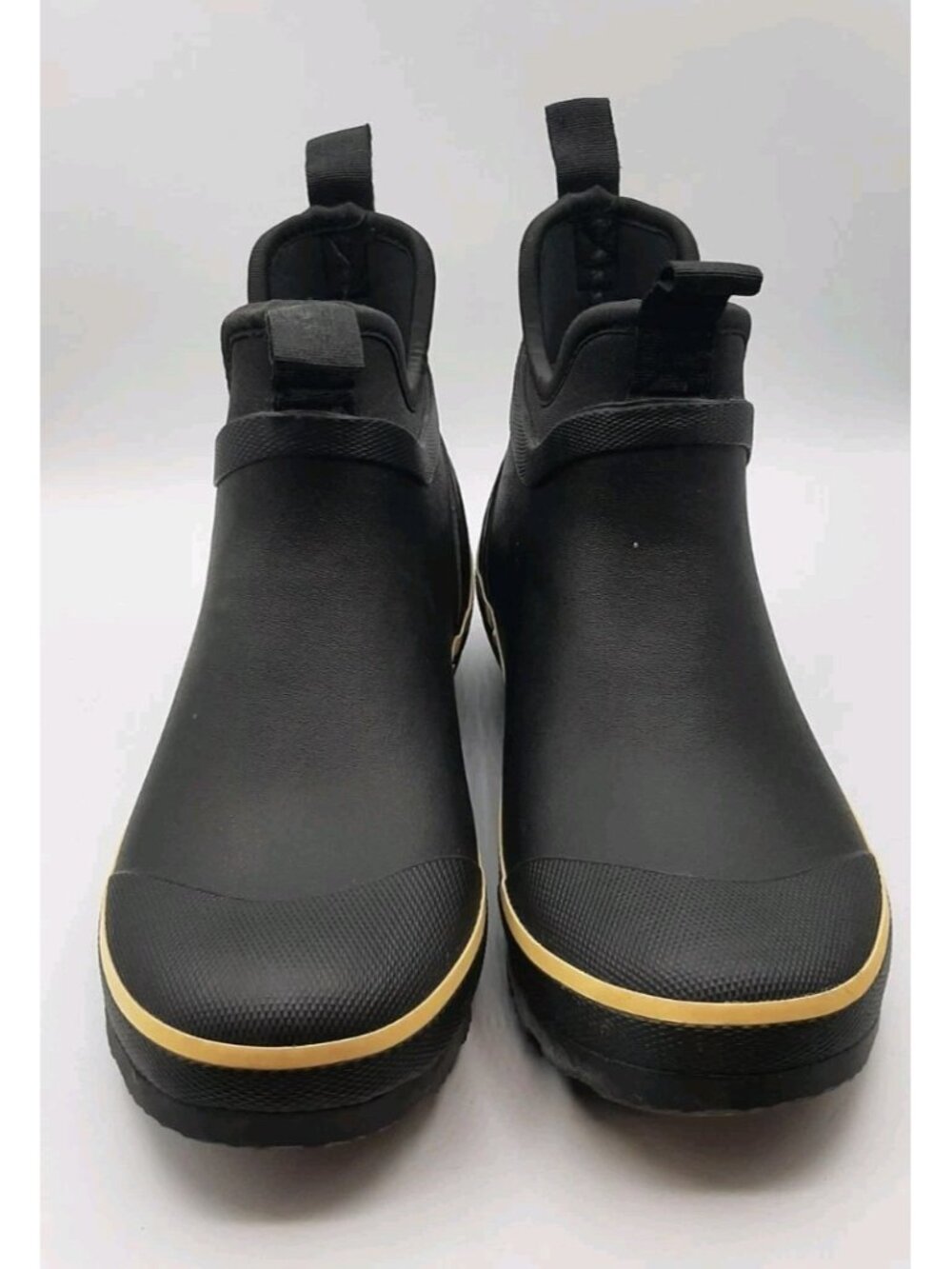 Wind River Womens Ankle Rubber Boots Black Size 8 Foam Padded Interior